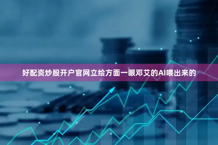 好配资炒股开户官网立绘方面一眼邓艾的AI喂出来的